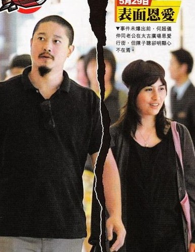 何超仪难忍陈子聪勾女模特 将其扫地出门(组图)