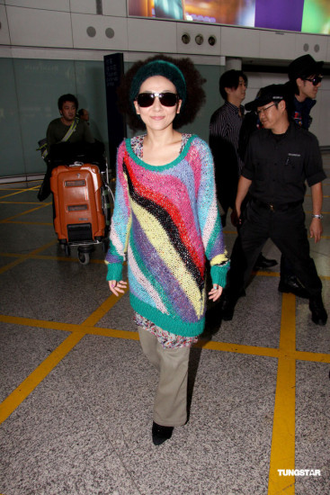 组图:日本歌姬Misia赴港宣传个唱 媒体接机