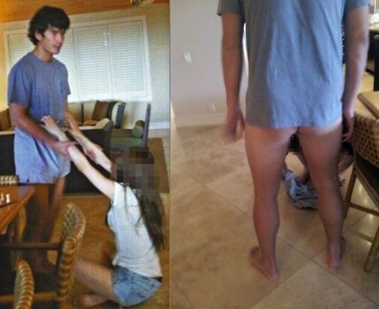 女子蹲在伊藤英明面前