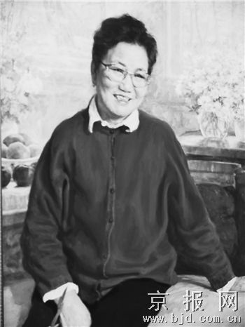 赵丽蓉女儿女婿作画纪念母亲逝世七周年(附图