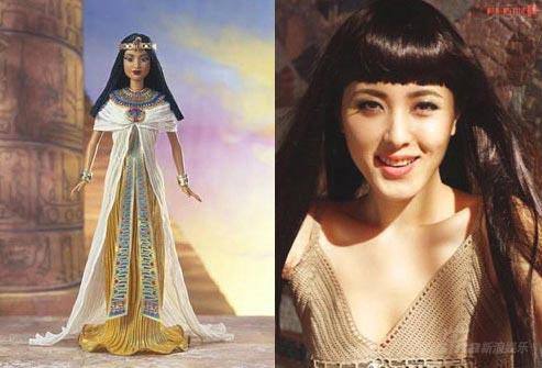 美女曾黎(blog)近日演绎了埃及艳后的芭比形象,让无数影迷们为之心动.