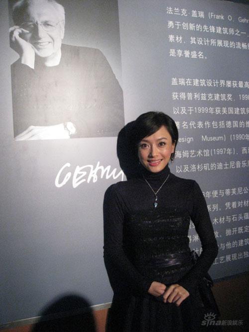 秦岚精巧佩饰演绎华贵姿态细节时尚魅力(附图)