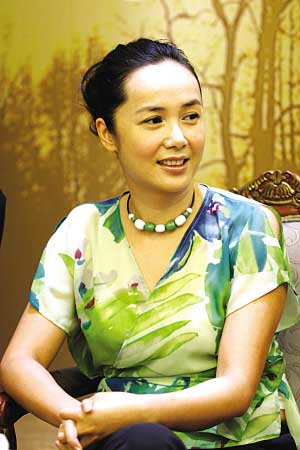 蒋雯丽首度出书谈"艾滋"(图)