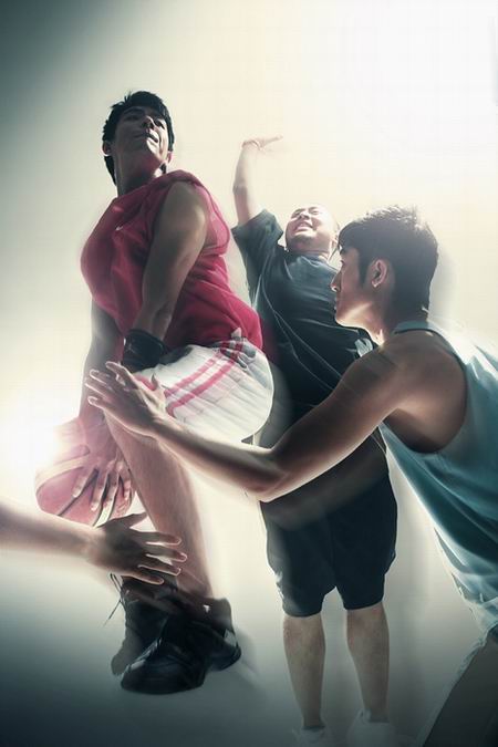 李学庆奥运动感写真 为北京倒计时加油【图】