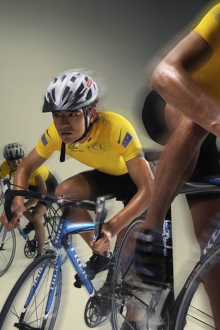 李学庆奥运动感写真 为北京倒计时加油【图】