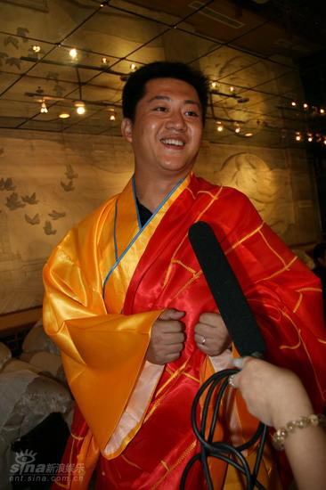 图文:《大话紫竹园》建组--法海饰演者王旭东