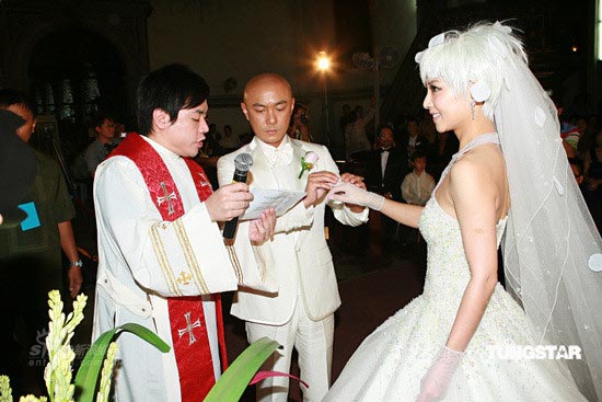 张卫健张茜婚礼现场