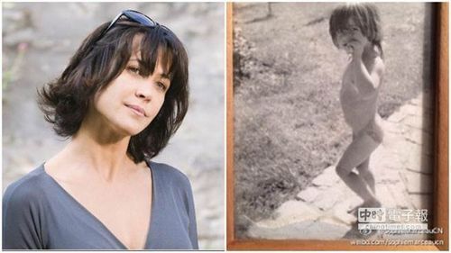 法国女星苏菲-玛索庆48岁生日 晒儿时裸照