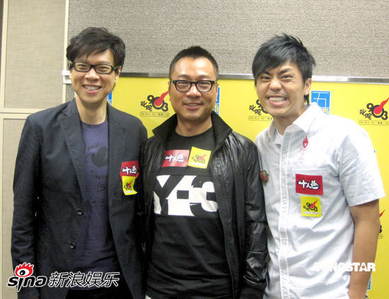 陈志云、黎耀祥和森美(左起)