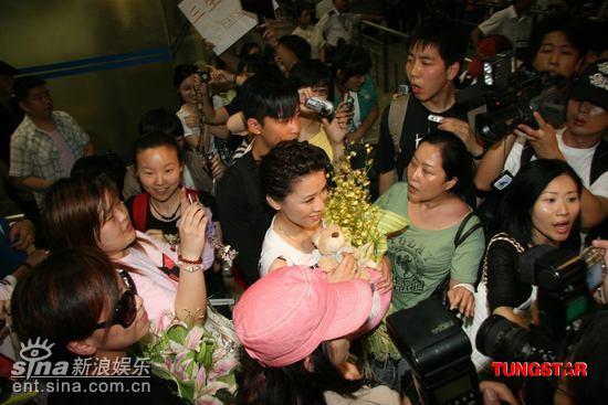 组图:胡杏儿佘诗曼邓萃雯林峰空降上海电视节