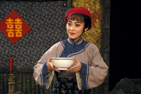 《舞台姐妹》热播梅婷首次扮老出演祥林嫂(图)