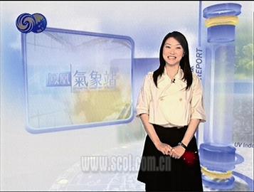 美女主持登场 央视《天气预报》风格依旧(图)(2)