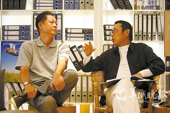 王志文(左)与陈道明飙戏很精彩