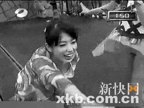 疑似“走光”视频截图