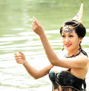 孟广美饰演的蜘蛛精