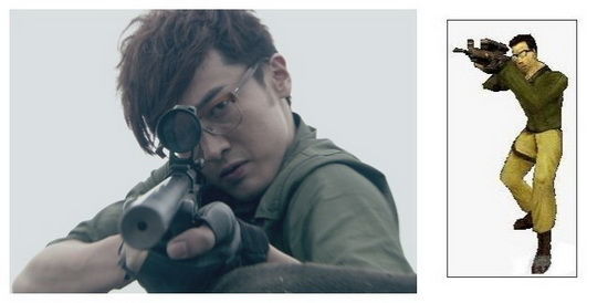《爱情公寓3》预告片cs造型