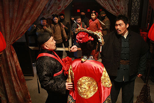 马京与李保田老师对手戏