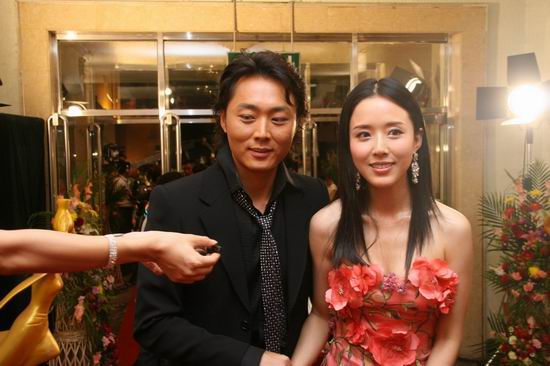 图文：第26届飞天奖--沈晓海携颜丹晨亮相