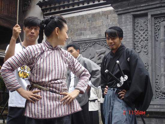《精武陈真》董洁变巾帼女侠打戏亲上阵(组图)