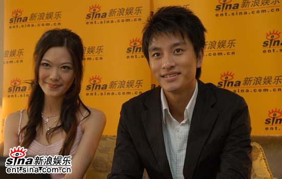 图文：《红拂女》主演做客新浪--姚采颖与贾乃亮