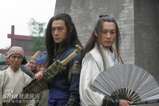 图文：《大唐游侠传》转场热拍--沈晓海与黄维德