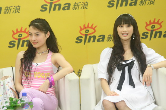 图文:《梦里花落》主创做客--孙晶晶与张俪