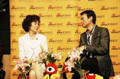 郑少秋归亚蕾做客新浪聊《荣归》首次携手合作