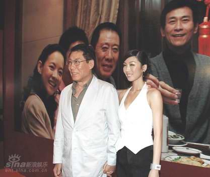 图文:《荣归》发布会--焦晃徐菁遥合影