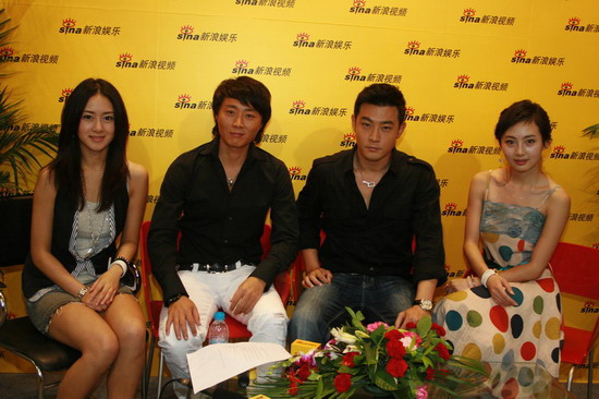 图文:《大唐游侠传》做客新浪--四位主创