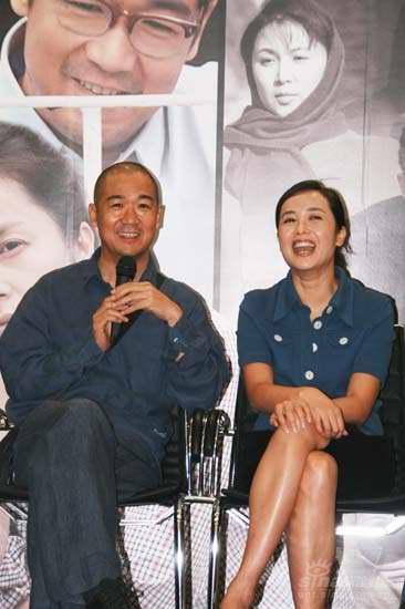 图文：《金婚》媒体见面会--张国立蒋雯丽