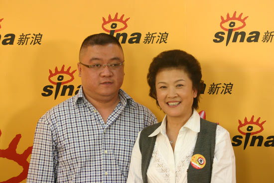 图文：《红梅花开》主创做客-宋春丽与周一民