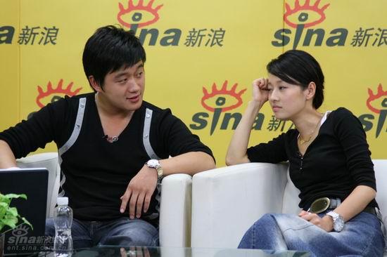 图文：《奋斗》主演做客新浪--佟大为马伊琍