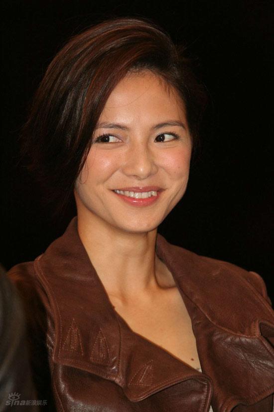 图文：电视剧《大人物》发布会-李心洁可爱笑脸