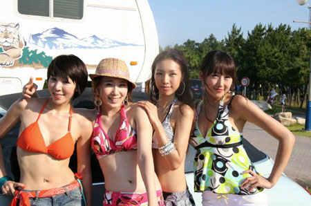 韩国美女组合lpg比基尼拍摄最新单曲mv