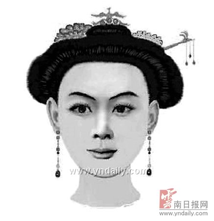 李冰冰神似香香公主清代香妃18岁样貌复原