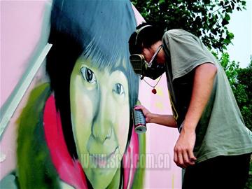 时尚涂鸦人一半是艺术一半是生活