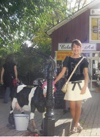 徐敏静博客上公开加拿大婚礼照