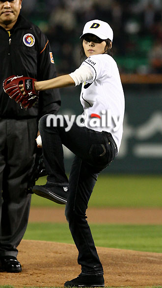 闵先艺洋葱参加2007韩国职业棒球联赛