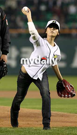 闵先艺洋葱参加2007韩国职业棒球联赛