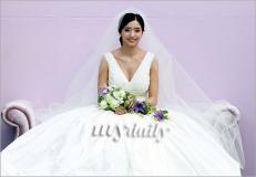 性感公主韩彩英的幸福关键词--婚纱媚娘(组图)