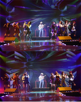 <em>李承哲</em>携手<em>少女时代</em> 同台热唱《<em>少女时代</em>》(图