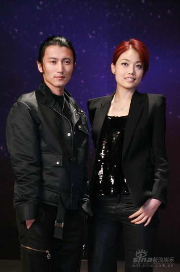 谢霆锋与容祖儿接受采访