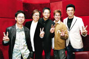 温拿五虎整齐亮相上海 希望奥运后来沪再开唱