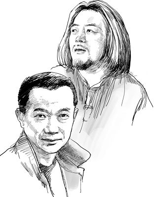 谭盾何训田 绘图:李媛