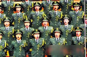 武警文工团团体以合唱见长