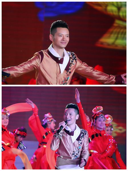 三木科藏历新年晚会献唱《扎西德勒(图)