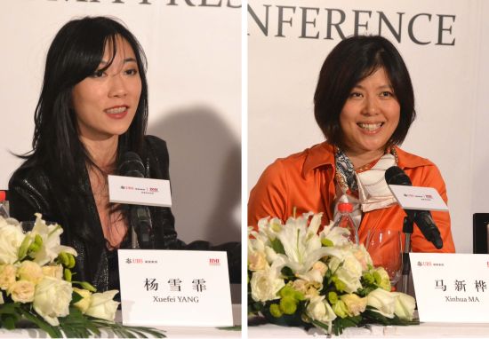 吉他演奏家杨雪霏 大提琴演奏家马新桦面见媒体