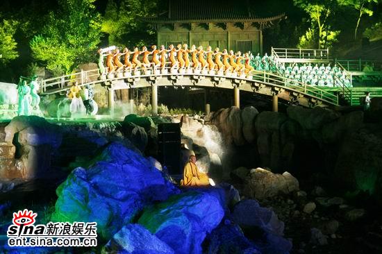 《禅宗少林·音乐大典》嵩山少林寺举行(组图)