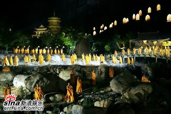《禅宗少林·音乐大典》嵩山少林寺举行(组图)