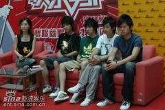 快乐男声六强独家做客对6进5比赛信心满满(图)